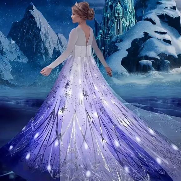 Child's size 5/6 light up.princess dress - Picture 9 of 9